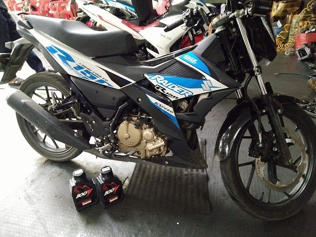 Raider fi xài nhớt motul 300v có tốt không - 1