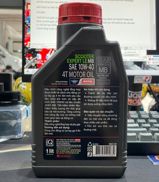 Motul scooter expert le 10w40 1l - 2